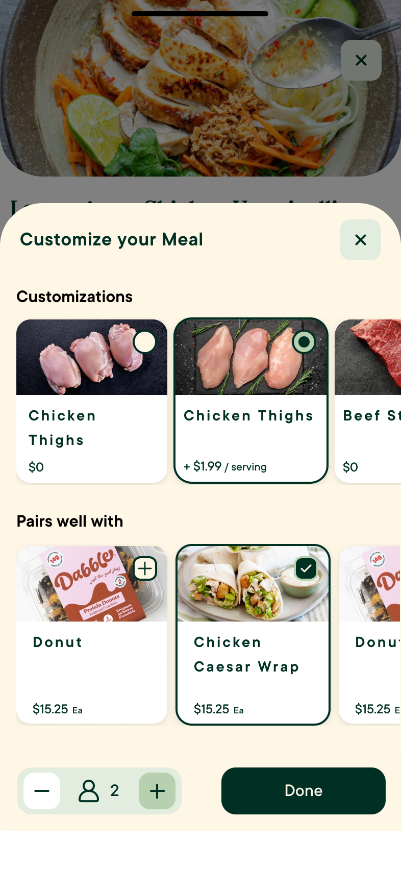 Customize together in English